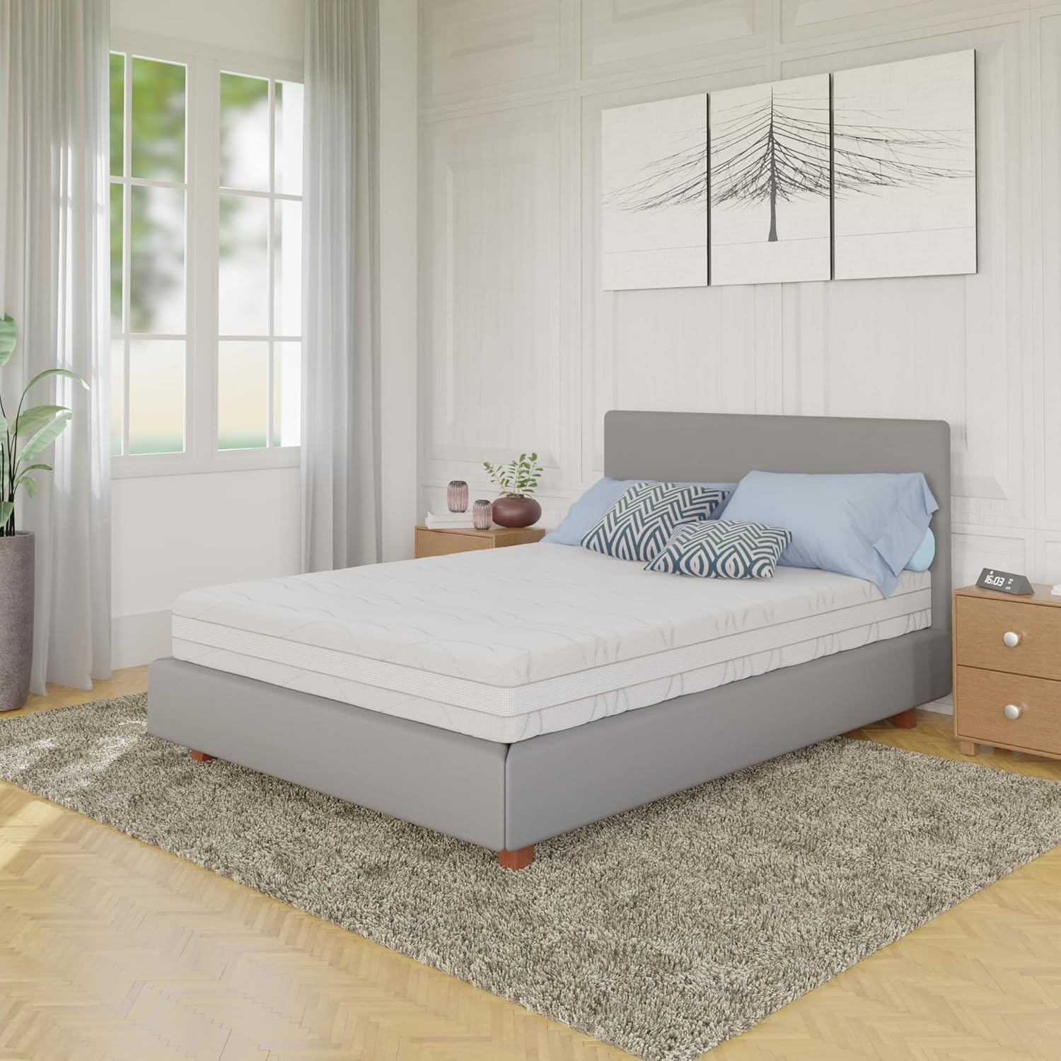 Amazon Basics matelas mousse mémoire 7 zones 160x200 - option abordable repérer l'usure